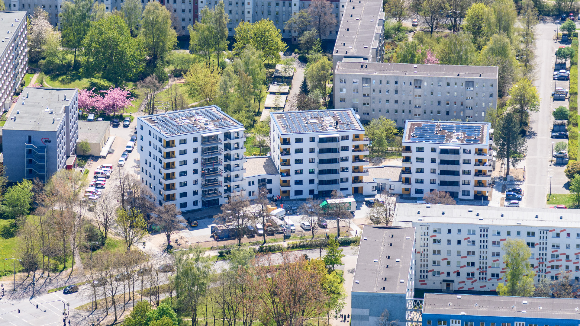 Stilower Wende in Schönwalde II von oben Luftaufnahme